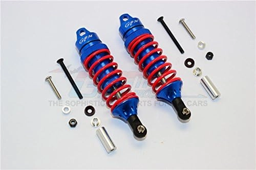 GPM for Traxxas XO-01 Supercar Upgrade Parts Aluminum Front/Rear Adjustable Spring Damper - 1Pr Set Blue