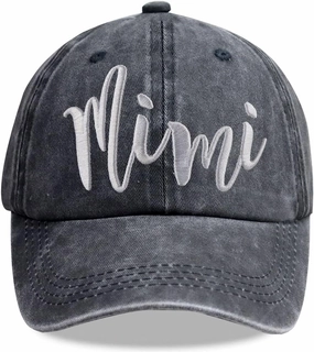 Grandma Hats for Women, Cotton Adjustable Embroidered Grandmother Baseball Cap Gifts for Mom Mimi Gigi Grandma Nana Grandmom