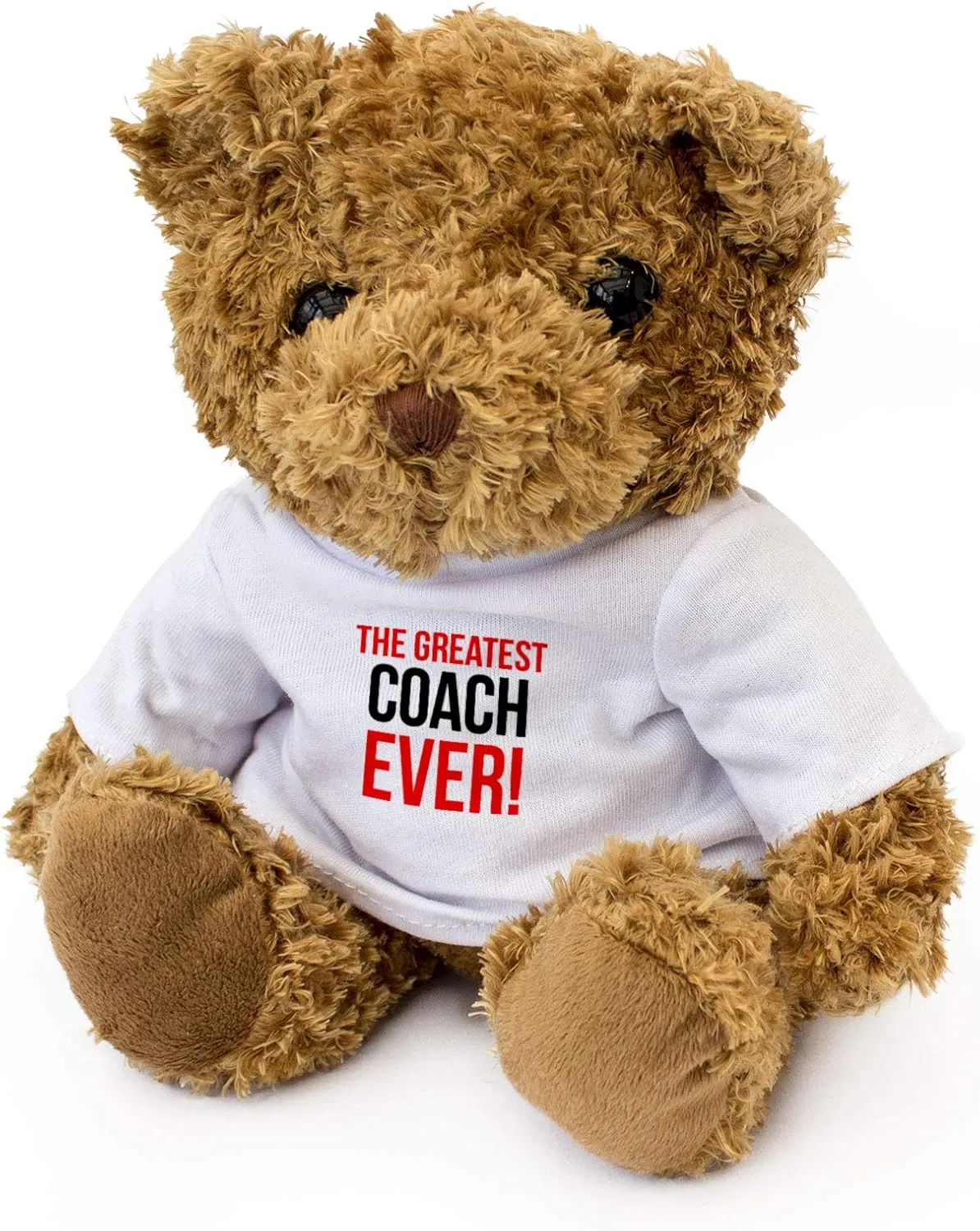 Greatest Coach Ever - Teddy Bear - Cute Soft Cuddly - Award Gift Present Birthday Xmas