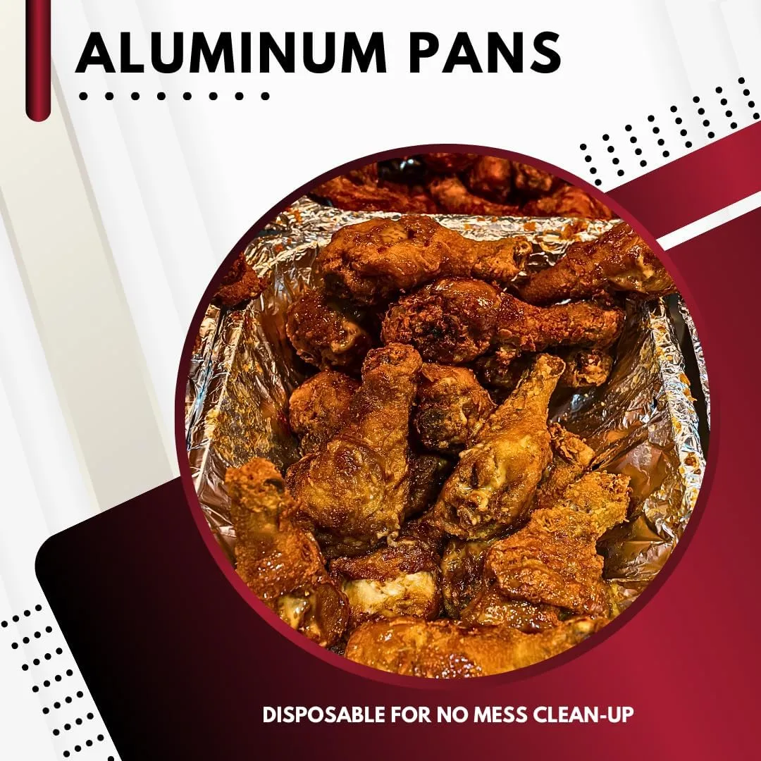 Green Direct Disposable Aluminum Foil Pans (No Lids) - Half Size (9 x 13 inch) Baking & Roasting Pan for all kitchen & cooking needs, Pack of 30