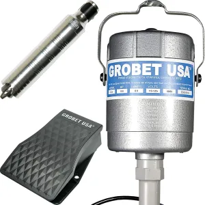 Grobet Flexible Shaft Motor with Handpiece   Pedal - Foredom Flex Shaft 110V
