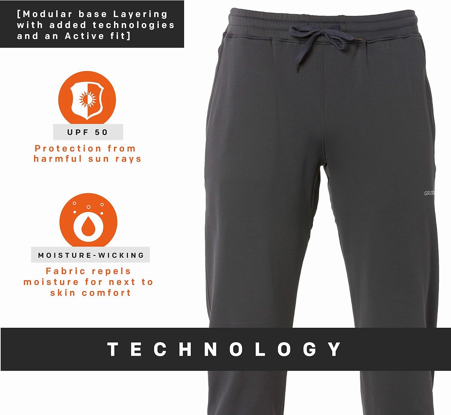 Grundens Men’s Grundies Thermal Bottom | Base Layer, Anti-Odor