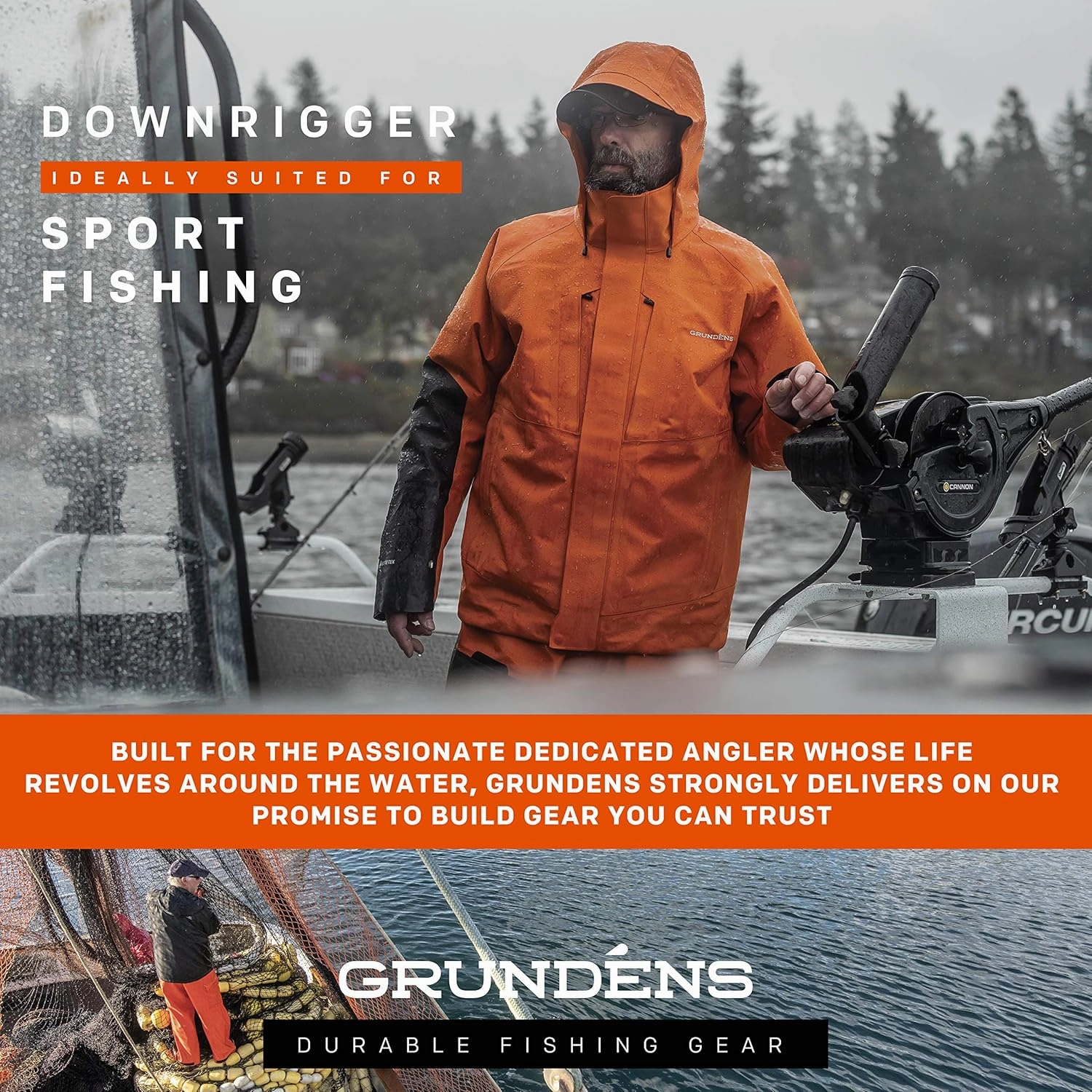 Grundéns Men’s Downrigger GORE-TEX Jacket | Waterproof, Breathable