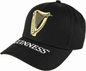 Guinness Harp Baseball Cap Black | Official Merchandise Hat