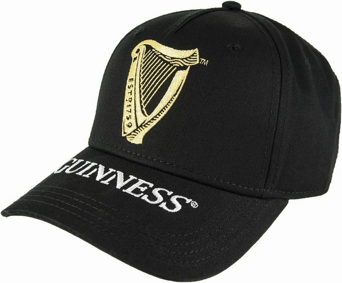 Guinness Harp Baseball Cap Black | Official Merchandise Hat