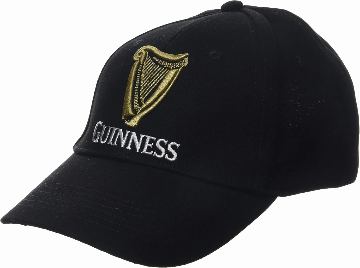 Guinness Men's BLK SIG EMB B/Ball Cap, Black (Black Black), osz