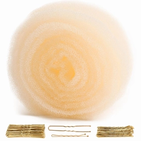 Hair Filler for Updo, Hair Padding, Hair Sponge for Updo, Hair Bumps for Volume Insert, Blonde
