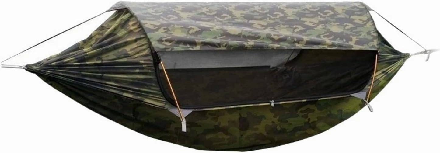 Hammock Travel Hammock, Outdoor, Sun Shading, Single Or Double Person with Mosquito Ne Lightweight(Camouflage2.0)