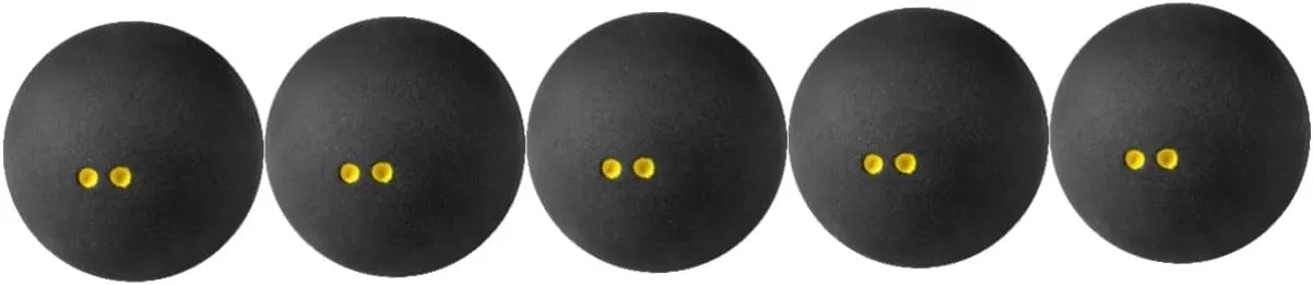 HANABASS Squash Ball Racketball Ball Outdoor Racket Ball Training Racket Balls Rubber Training Balls Indoor