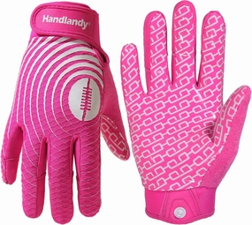 HANDLANDY Youth Football Gloves, Kids Sticky Receiver Gloves,Super Grip Football Glove Best Gift for Boys,Girls