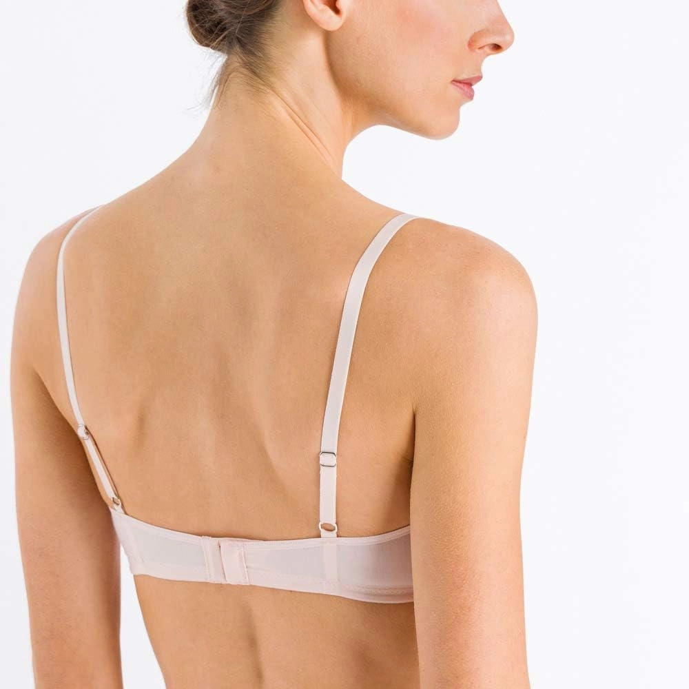 HANRO Women's Cotton Lace T-Shirt Spacer Bra