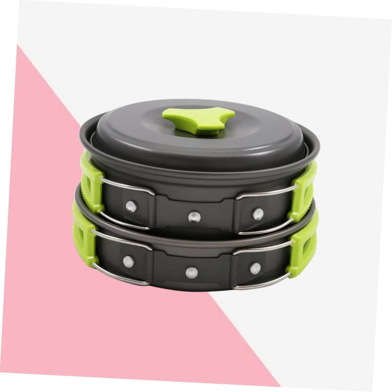 Happyyami 10 Pcs Outdoor Pot Cooking Utensils Combination Tableware Dropshipping