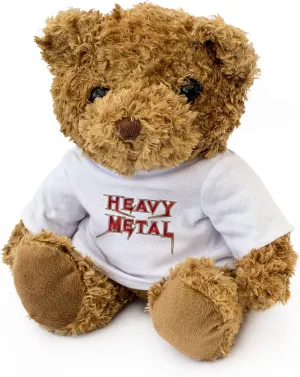Heavy Metal Teddy Bear - Cute and Cuddly - Original Rock Gift - Birthday Xmas