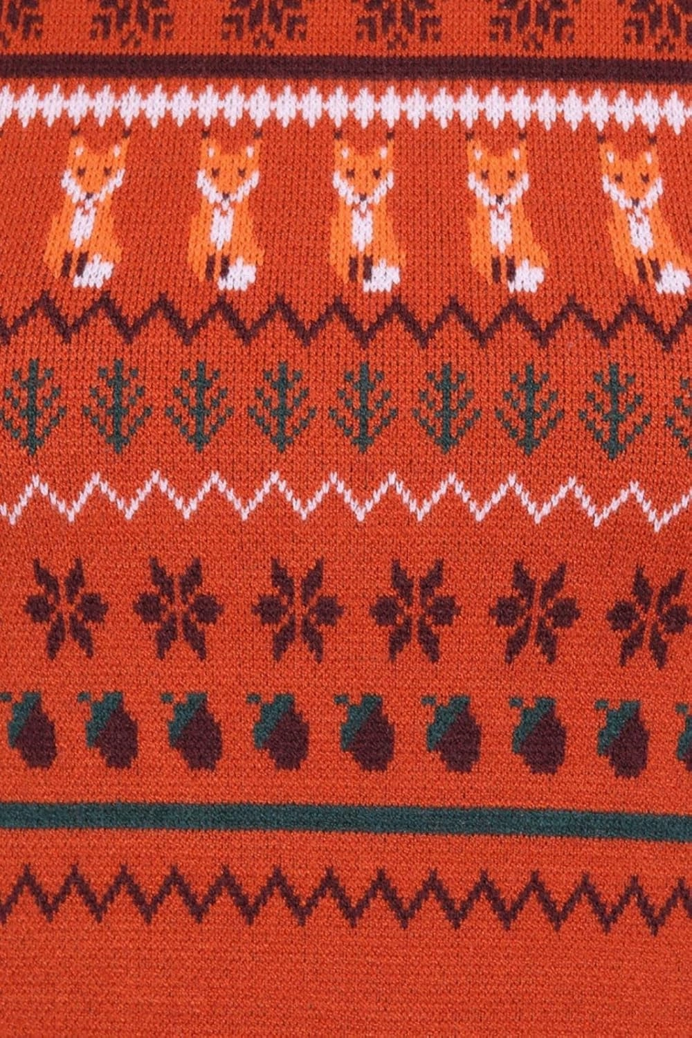 Hell Bunny Vixey Jumper Fox Knitted 50's 60's Vintage Retro Pinup Short Sleeve