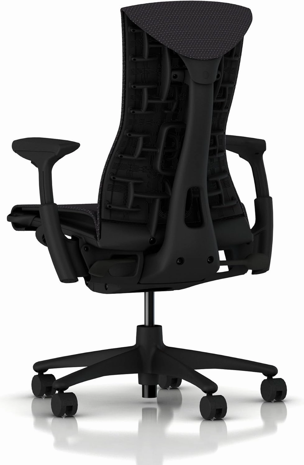 Herman Miller Embody Ergonomic Office Chair | Fully Adjustable Arms and Carpet Casters | Carbon Balance