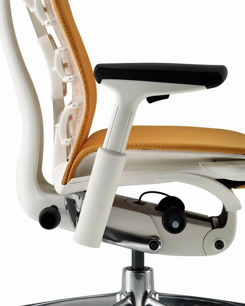 Herman Miller Embody Ergonomic Office Chair | Fully Adjustable Arms and Carpet Casters | Carbon Balance