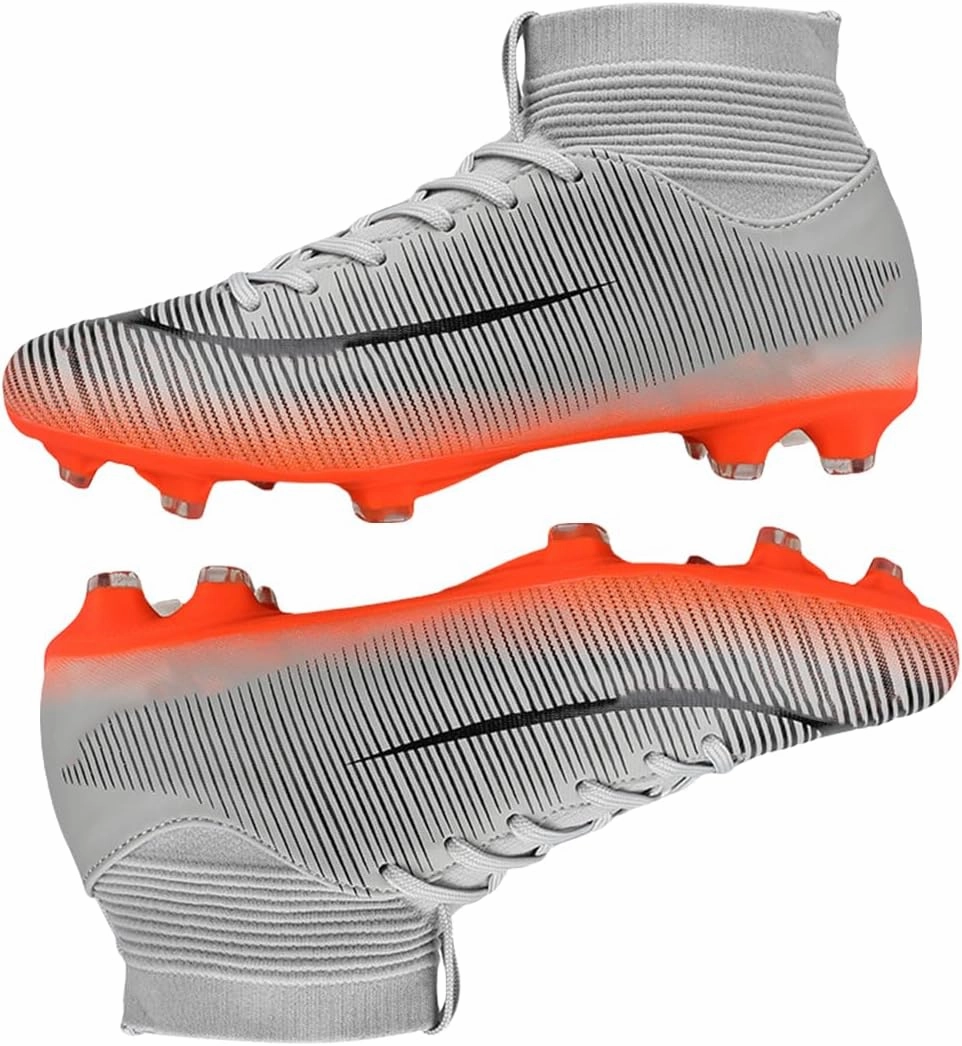 HESBITEUL Soccer Cleats Firm Ground: Lightweight FG Football Shoes