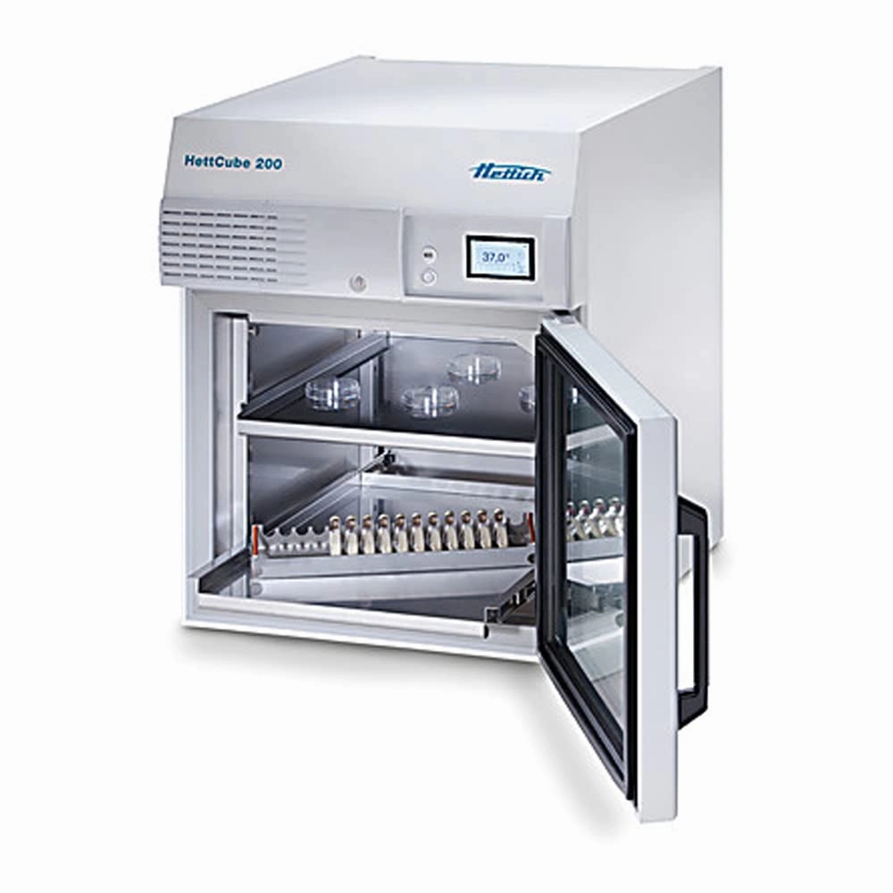 Hettich Instruments 60505 Object Temperature Display with Flexible PT 100 Sensor (4-wire) and Data Logging for HettCube Incubators