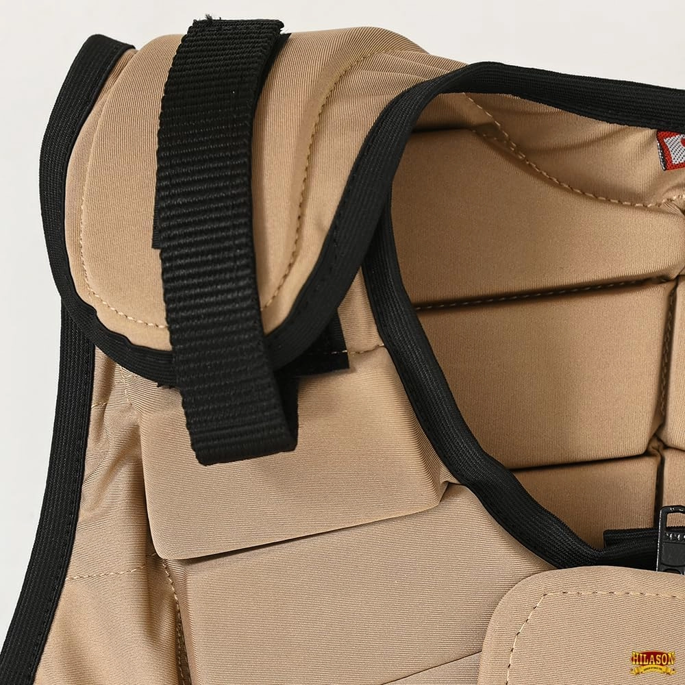 HILASON Adult Safety Equestrian Eventing Protective Protection Vest ‎Tan | Horse Riding Protective Vest | Unisex Vest