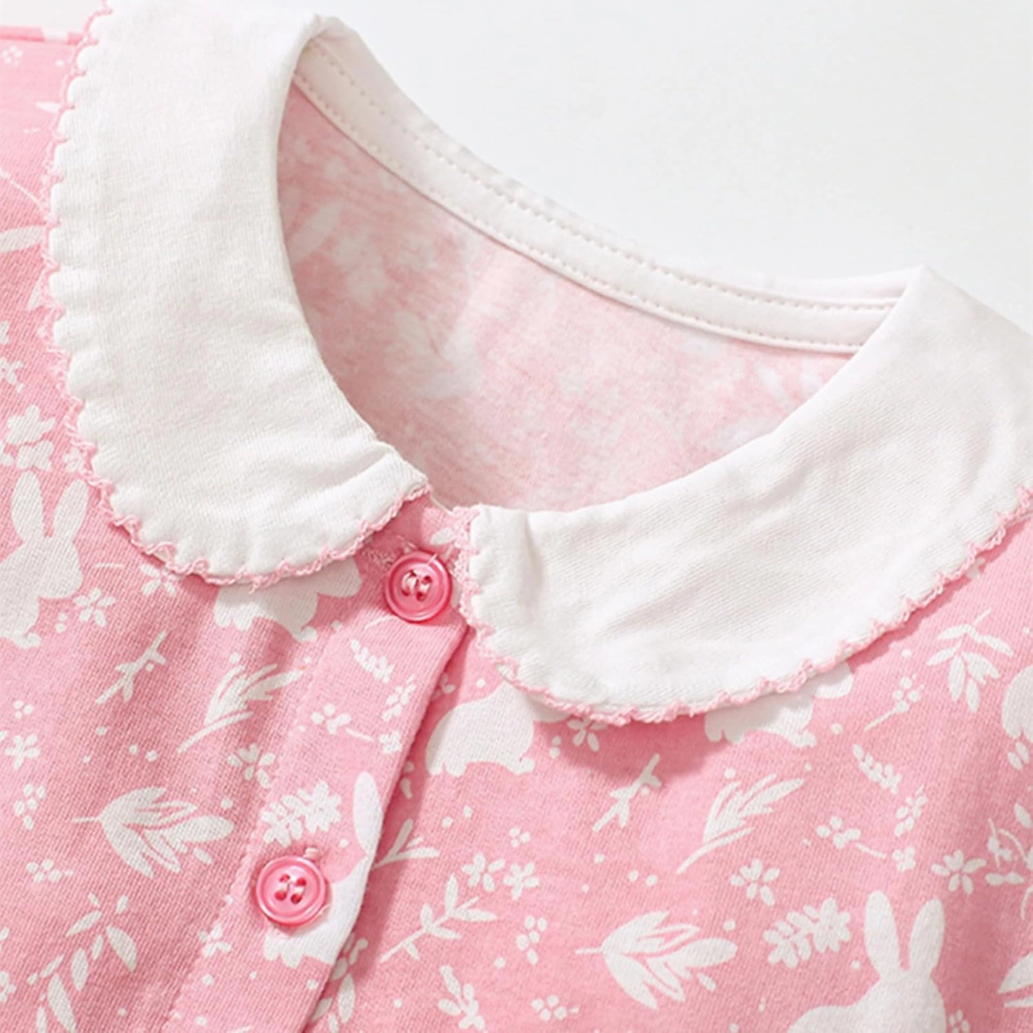 HILEELANG Toddler Girl Short Sleeve Dress Cotton Casual Spring Summer Easter Applique Playwear Dresse Size 2-8 Yeras