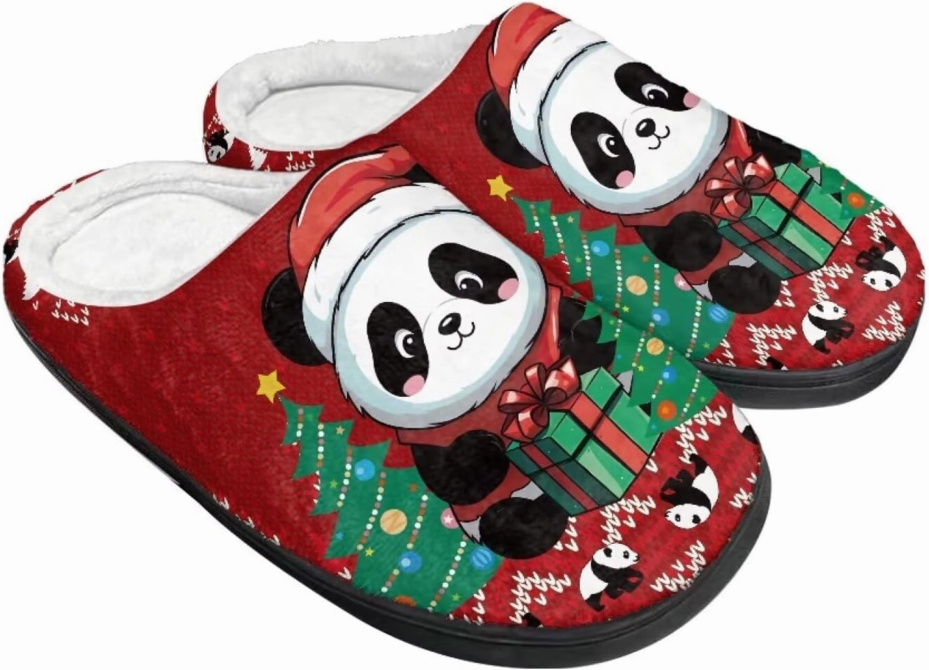 Holiday Thanksgiving Couple Slippers for Women & Men - Indoor Soft Warm Bedroom Slippers