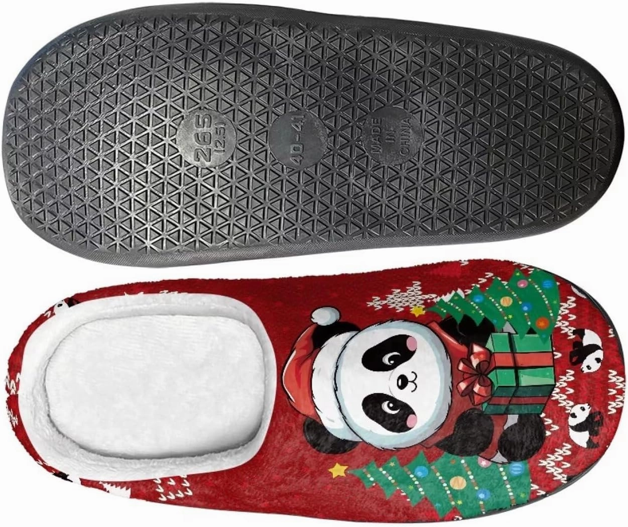 Holiday Thanksgiving Couple Slippers for Women & Men - Indoor Soft Warm Bedroom Slippers