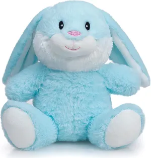 HollyHOME Bunny Stuffed Animal, Easter Bunny Plush Toys, Soft and Cuddly Stuffed Rabbit Easter Gift for Kids Baby Girls 10 inch Powder Blue