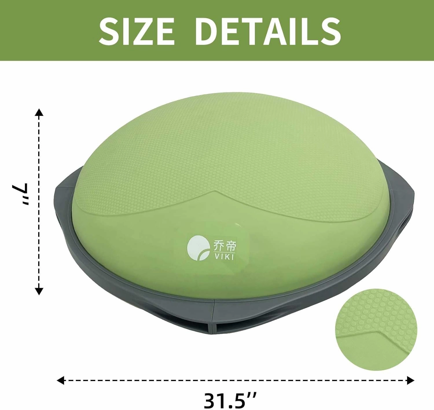Home Exercise Equipment, semi-Fitness Ball, Stable Ball for Fitness, Whole Body Exercise, core Stability Training Suitable for Family Gym-Anti-Skid