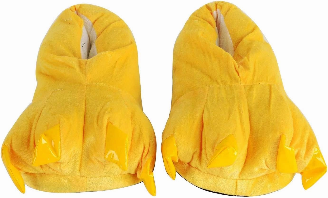 Honeystore Unisex Soft Plush Home Slippers Animal Costume Paw Claw Shoes