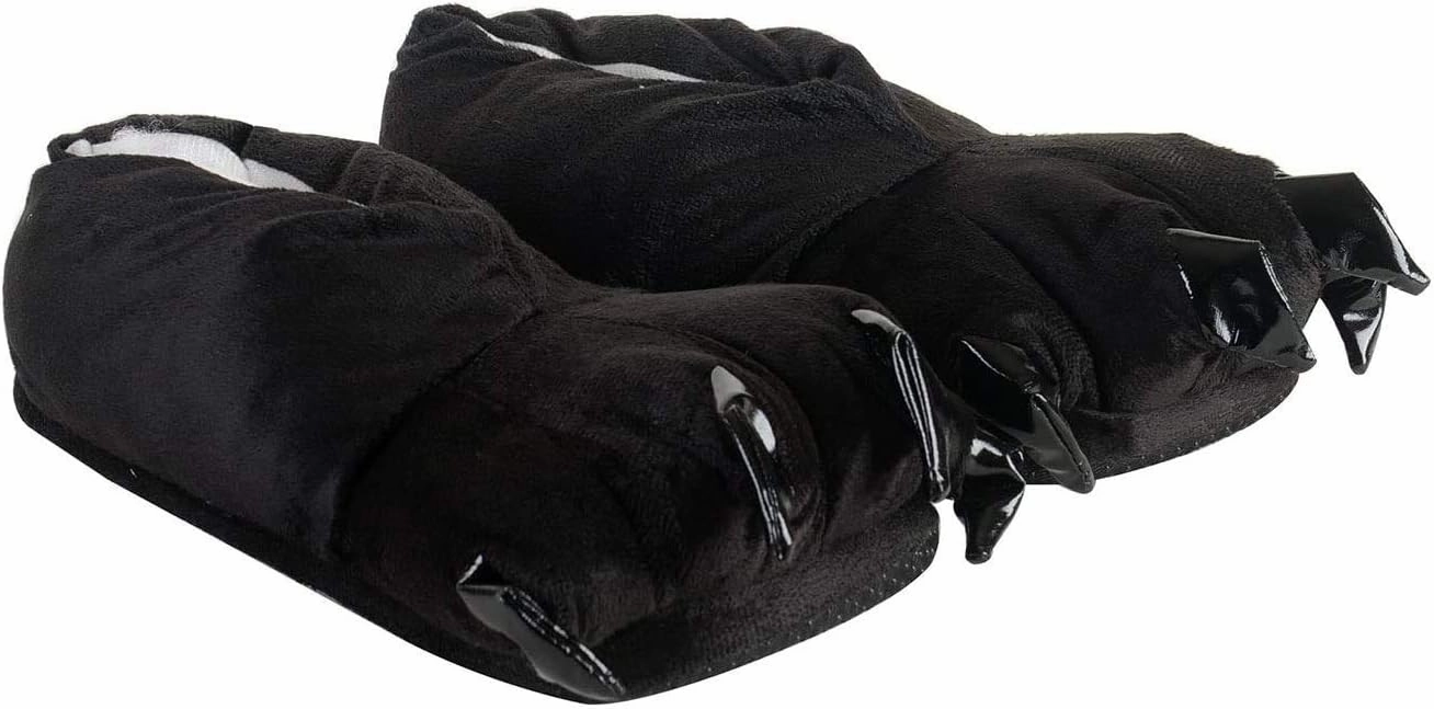 Honeystore Unisex Soft Plush Home Slippers Animal Costume Paw Claw Shoes
