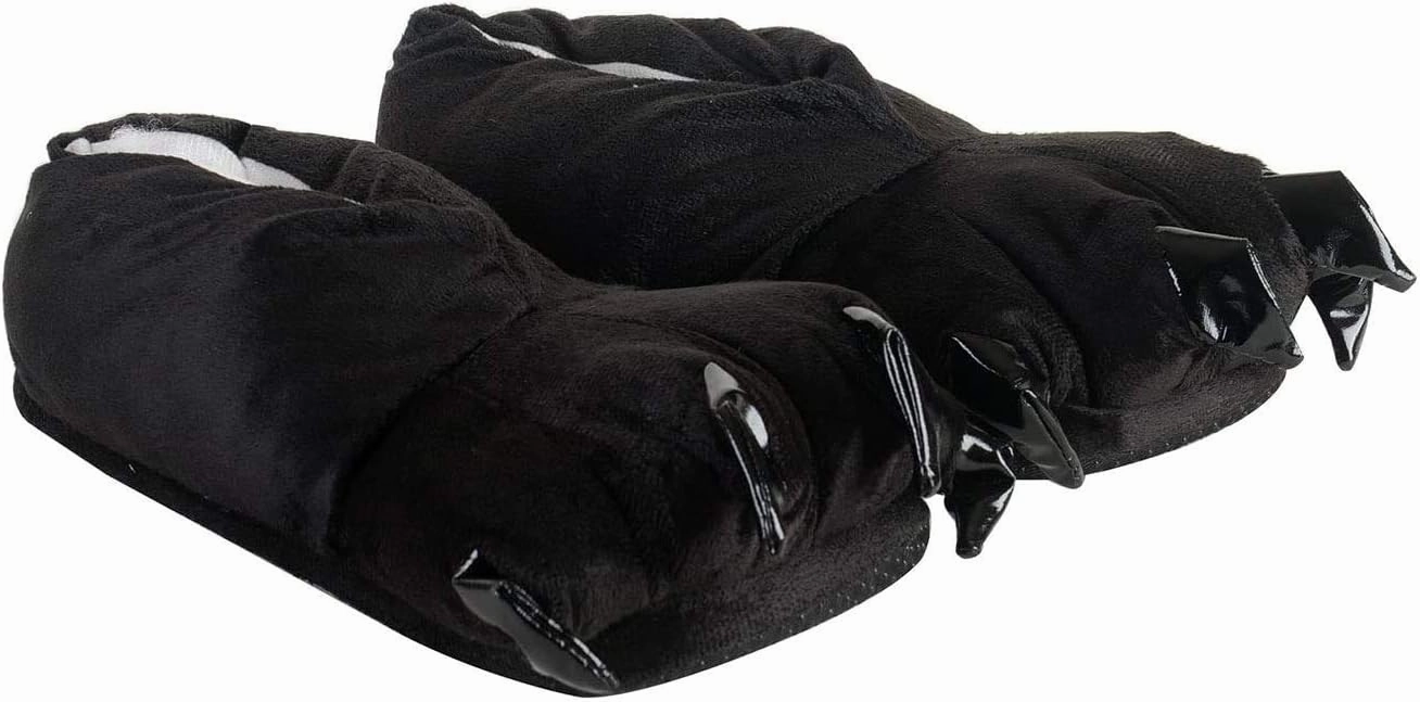 Honeystore Unisex Soft Plush Home Slippers Animal Costume Paw Claw Shoes