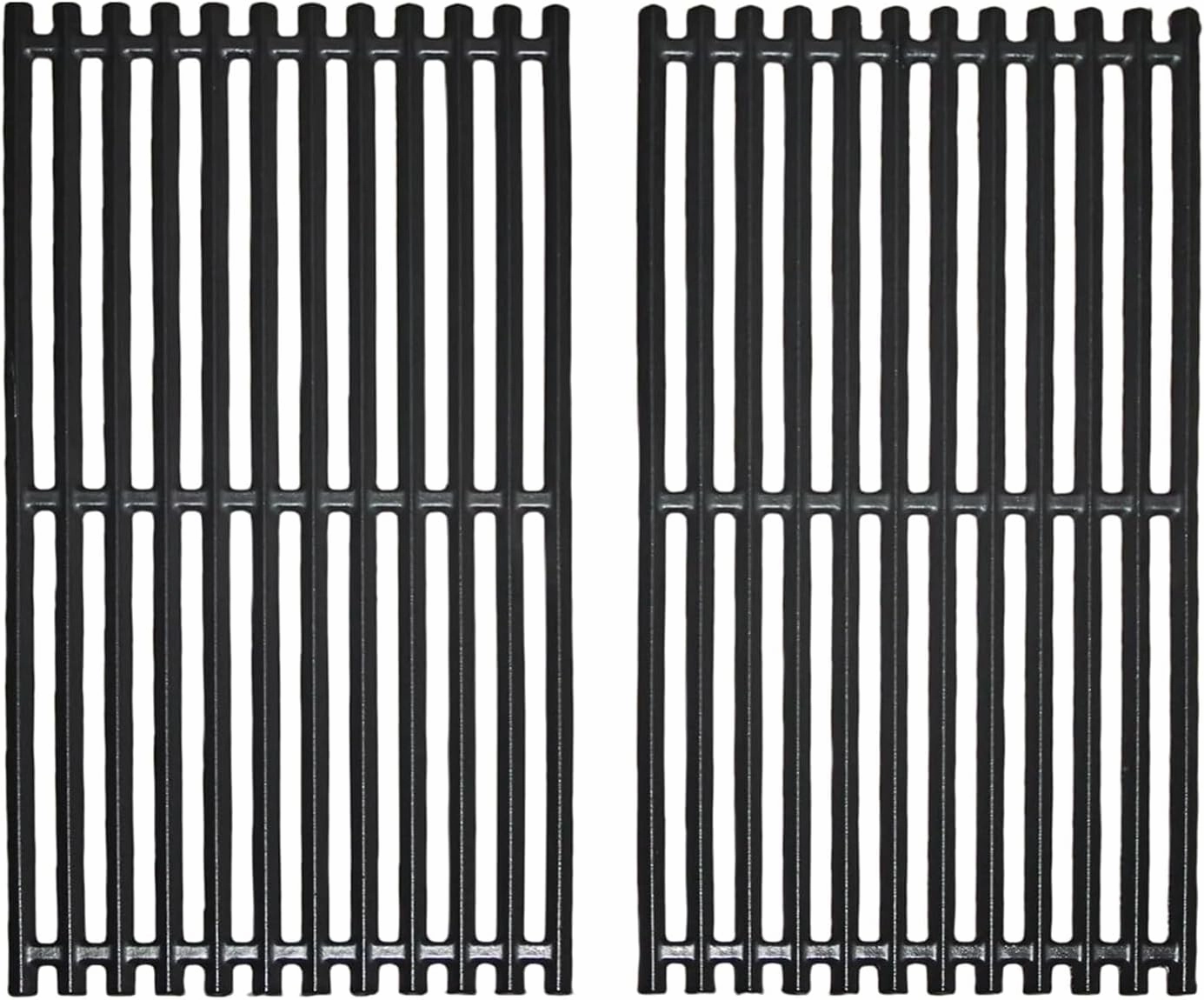 Hongso 17 Inch Grill Grates Replacement Parts for CharBroil 2 Burner Tru Infrared 463642316 463675016 463644220 463632520 463245518, Nexgrill Evolution 720-0864 720-0864M Gas Models, G369-0030-W2