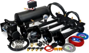 Hornblasters Conductor's Special 232 2-Gallon 150PSI Train Horn Kit - US Made Horns - 4 Trumpets - 147.7 Actual dB