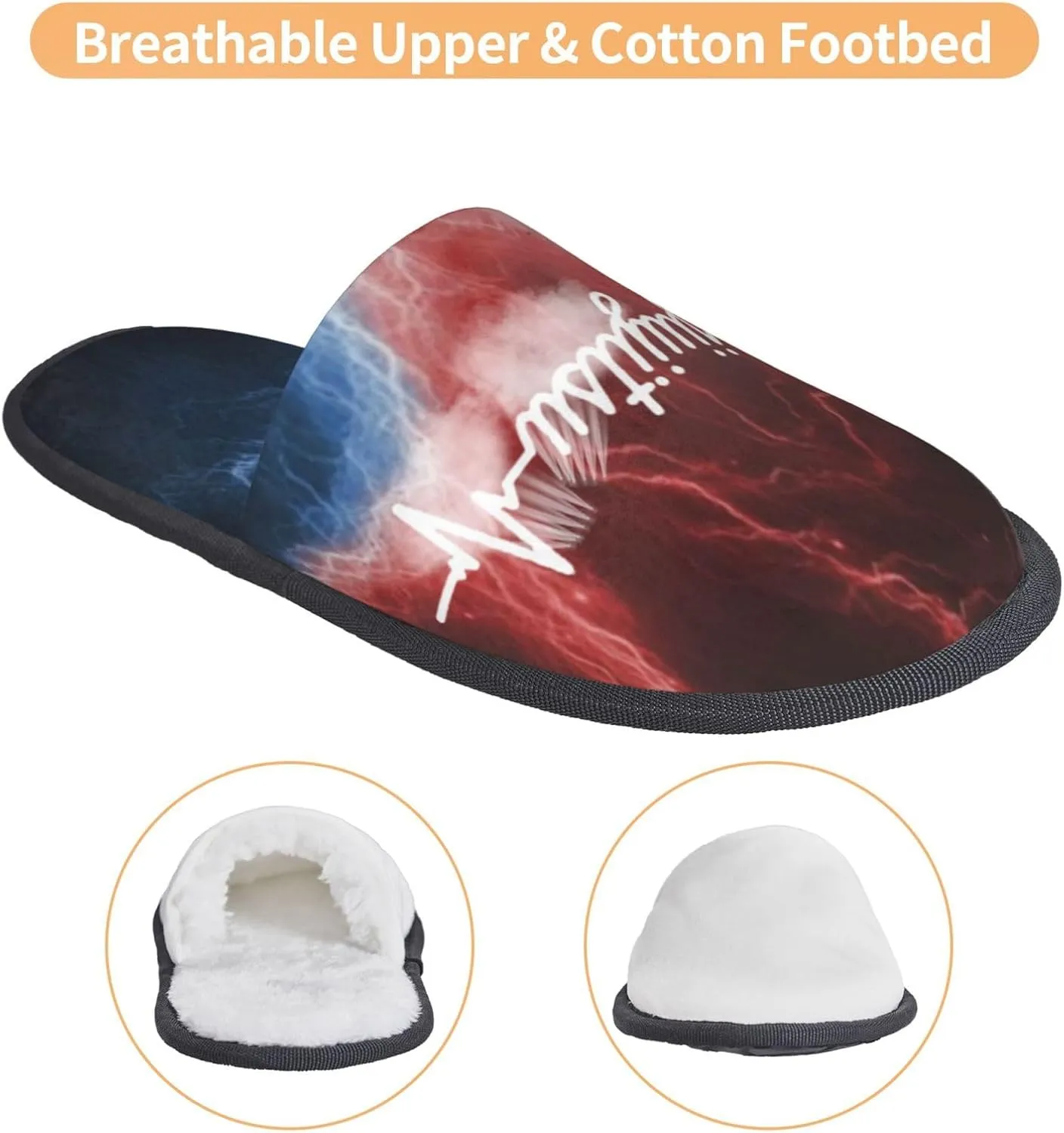 House Slippers Soft Cozy Winter For Men Women Plush Indoor Bedroom