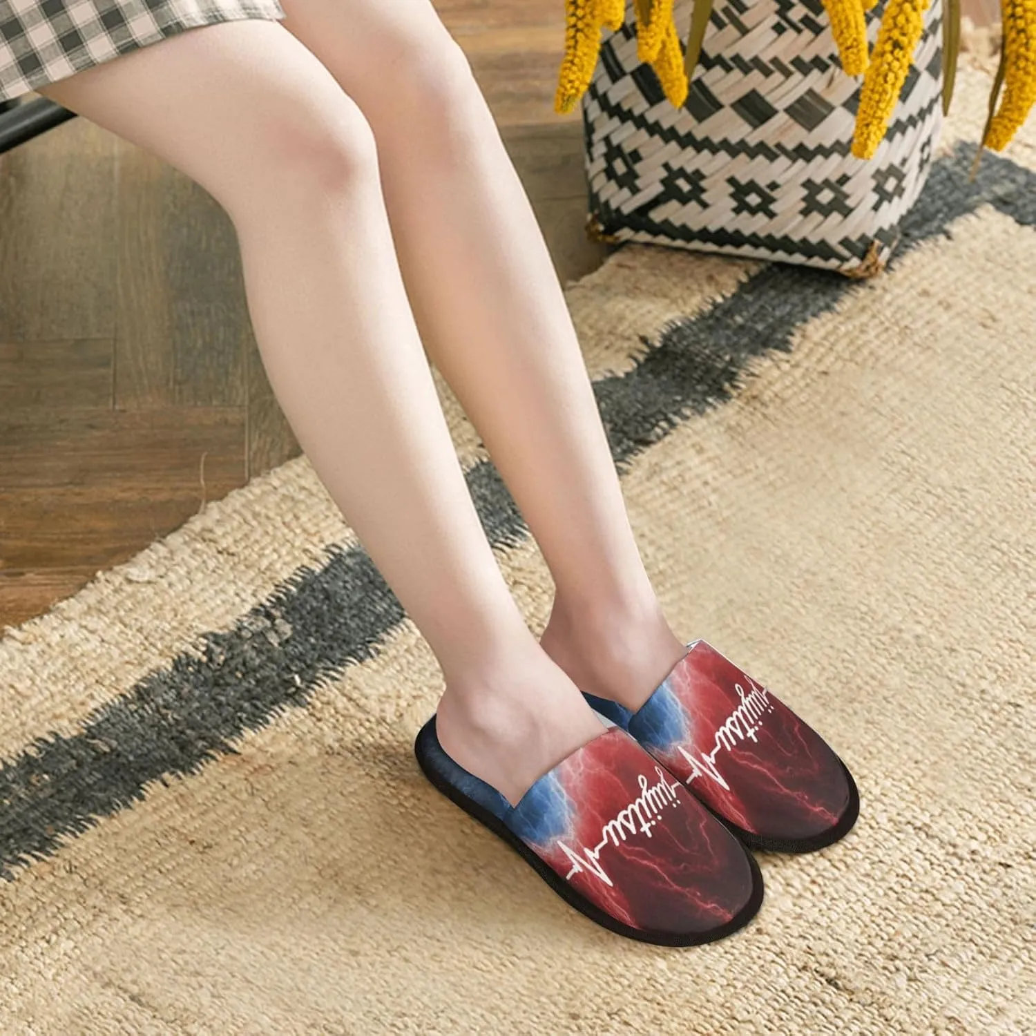 House Slippers Soft Cozy Winter For Men Women Plush Indoor Bedroom