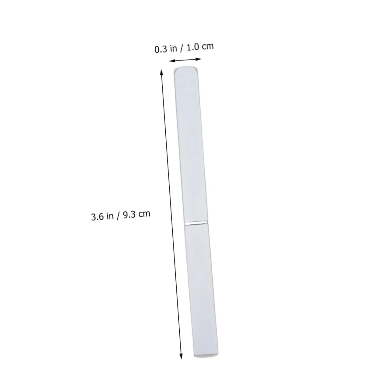 Housoutil 3pcs Durable Metal Tube Retractable Lip Brush Silky Nylon Fiber for Travel Makeup on The Go