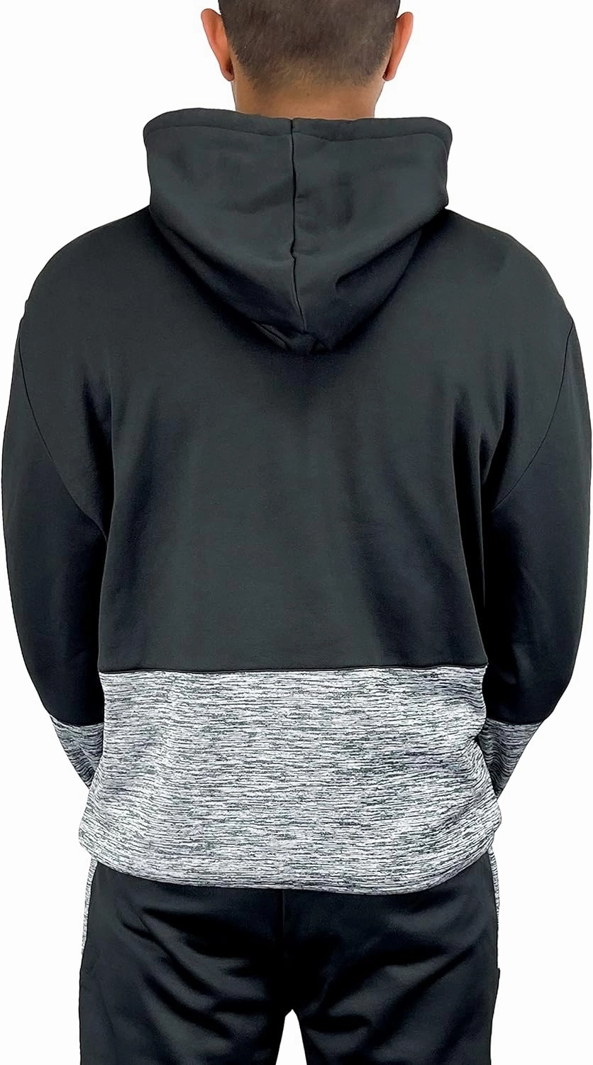 Icon Sports Men's Compatible to Juventus Tracksuit 2 Pices Set, Pullover Hoodie, Sweater With Joggers, Sweatpants