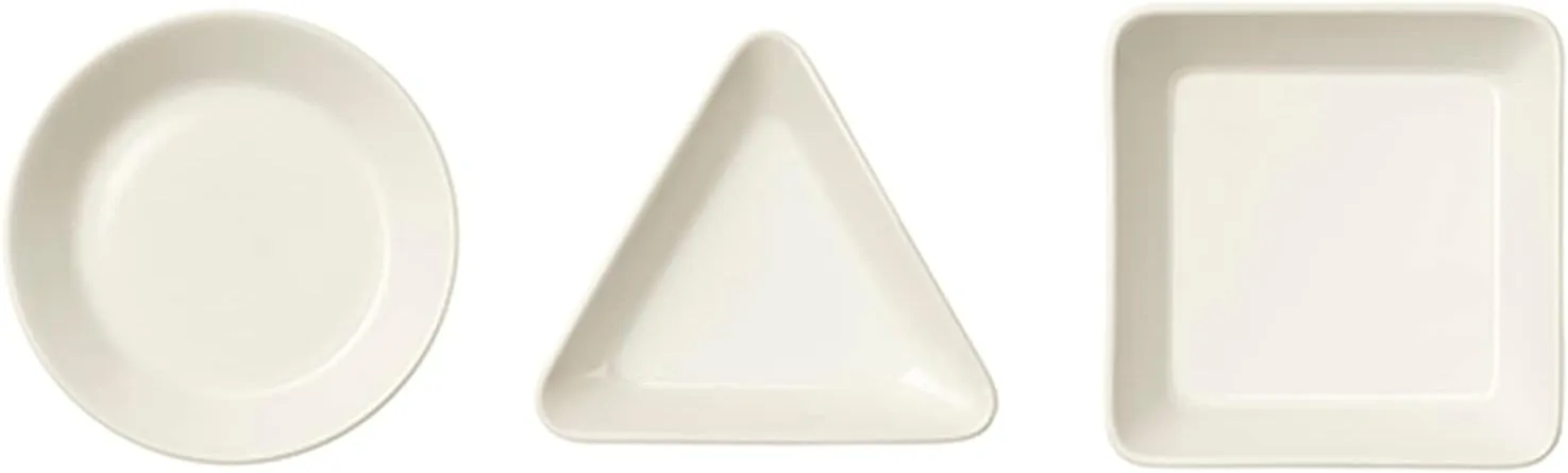 Iittala 1006153 Teema Mini Serving Set (Small Plates, Set of 3), White