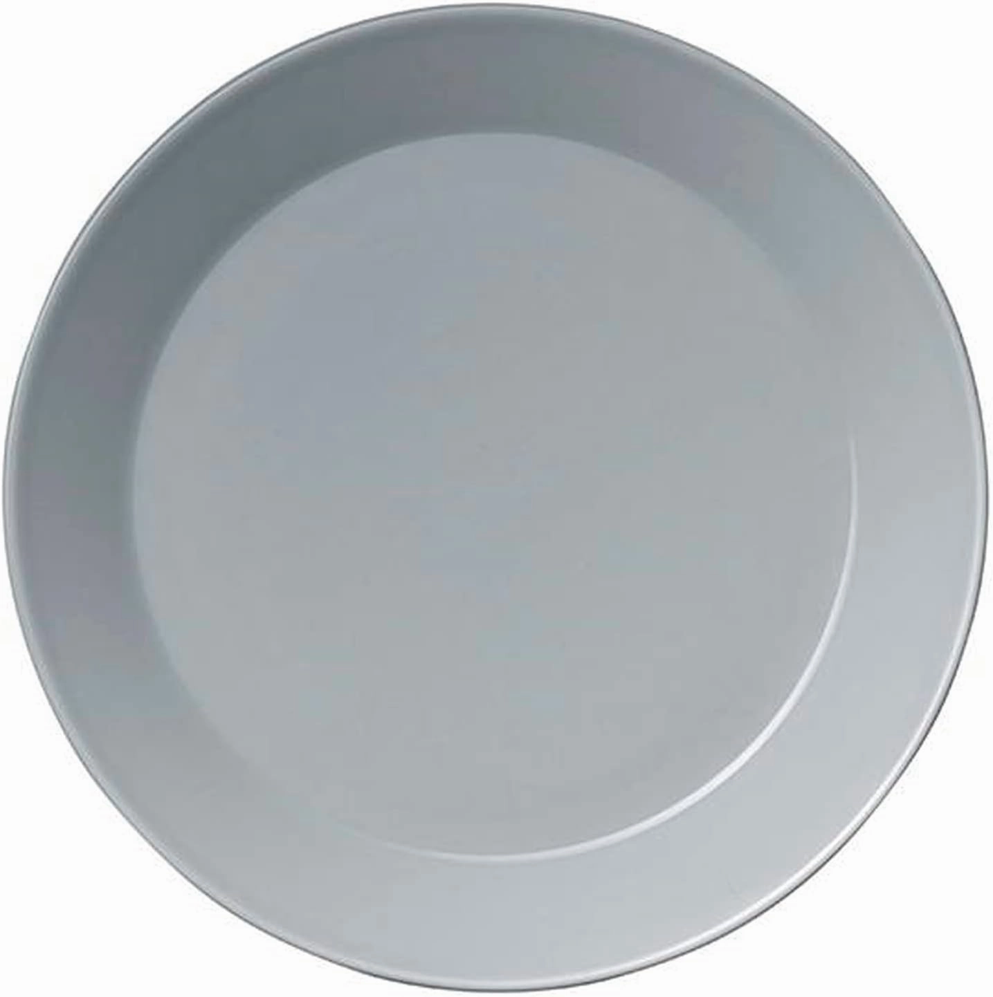 iittala 1005885 Teema Plate Width 9.1 x Depth 9.1 x Height 2.8 inches (23 x 23 x 7.2 cm), Pearl Gray