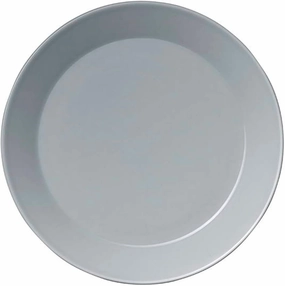 iittala 1005885 Teema Plate Width 9.1 x Depth 9.1 x Height 2.8 inches (23 x 23 x 7.2 cm), Pearl Gray