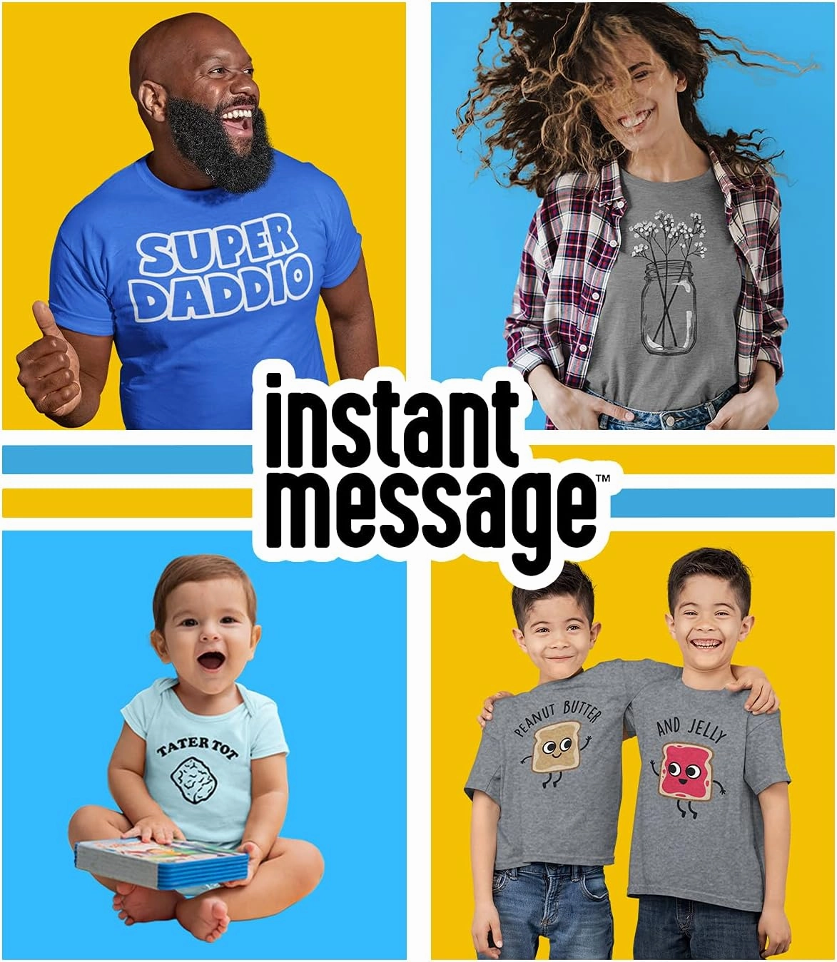 Instant Message - Fast Ball - Kids Crew Fleece