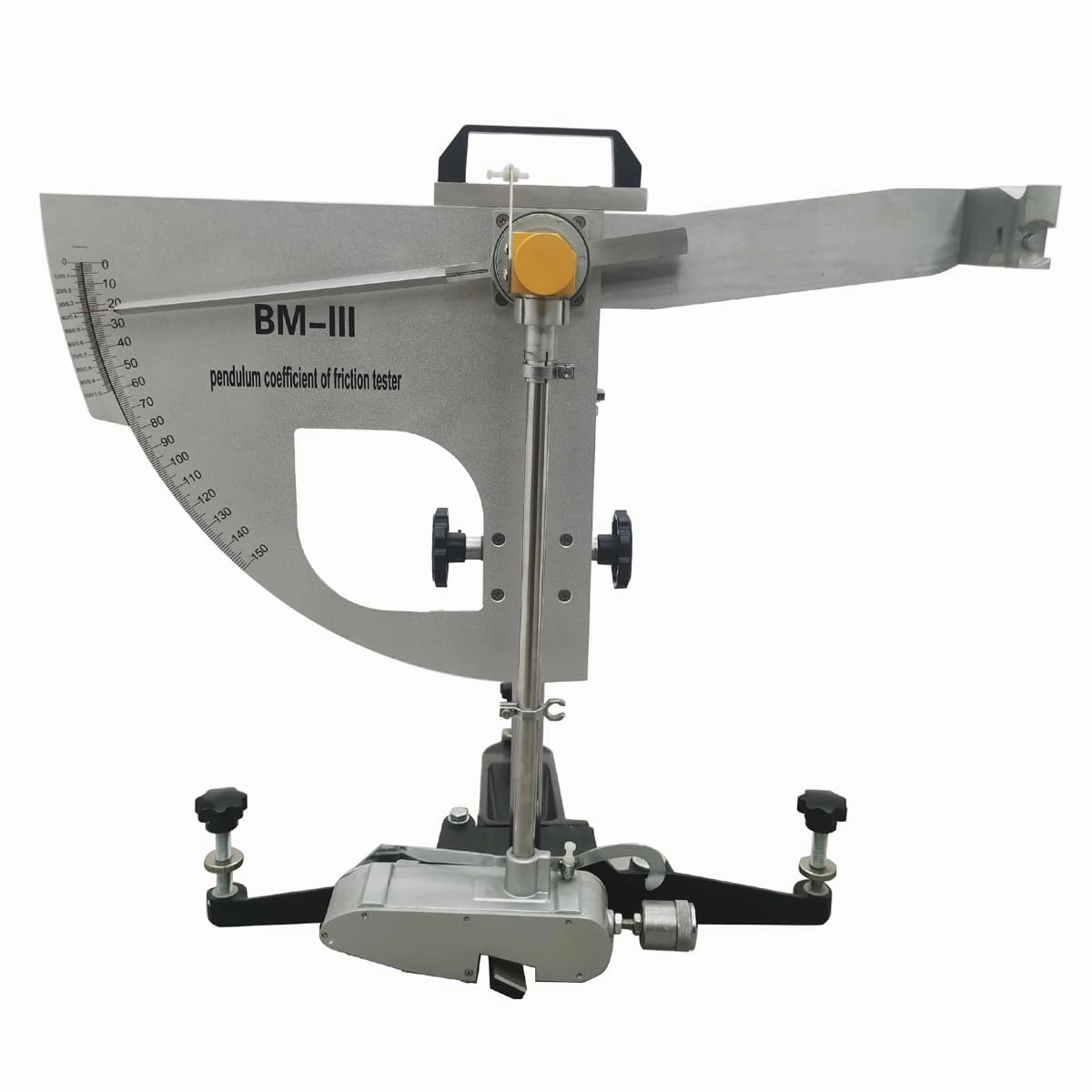 INTBUYING Portable Pendulum Skid Resistance Tester, Road Friction Coefficient Measuring Instrument, Pendulum Testing Tool for Slip Resistance