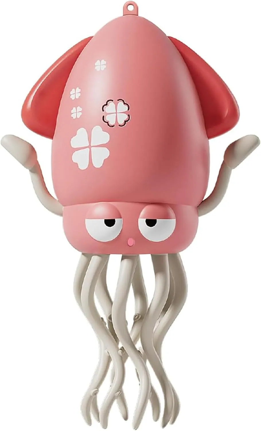 Interactive Octopus Dancing- Electric Crawling Octopus Toy with LED Lights & Music, Smart Sensor Avoidance Great Stress Relief Toy for Office/Home (Pink)