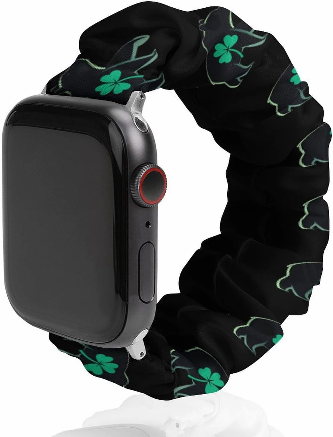 Irish Bear Lucky Shamrock Fashion Watch Strap Scrunchies Wristbands Compatible With IWatch Series