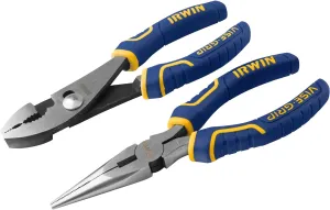 IRWIN VISE-GRIP Pliers Set, 2-Piece (2078702), Blue