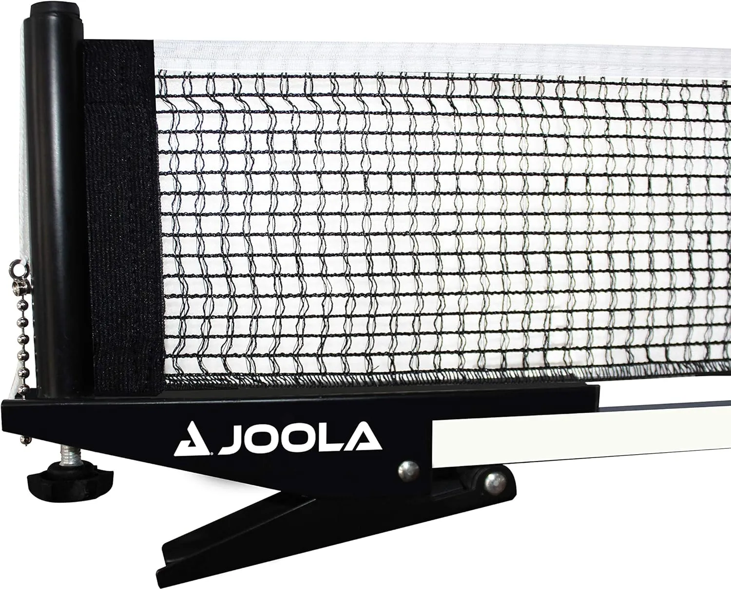 JOOLA Premium Inside Table Tennis Net and Post Set - 72" Regulation Size - Portable and Easy Setup - Ping Pong Spring Clamp Net - Black