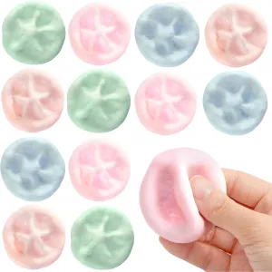 JOYIN 12 Pcs Colorful Crunchy Stress Ball, Stress Relief Grape Ball Fidget Toys Squishy Toys for Kids Adults. Relieve Work Anxiety, Exercise Hand Flexibility, Party Favors