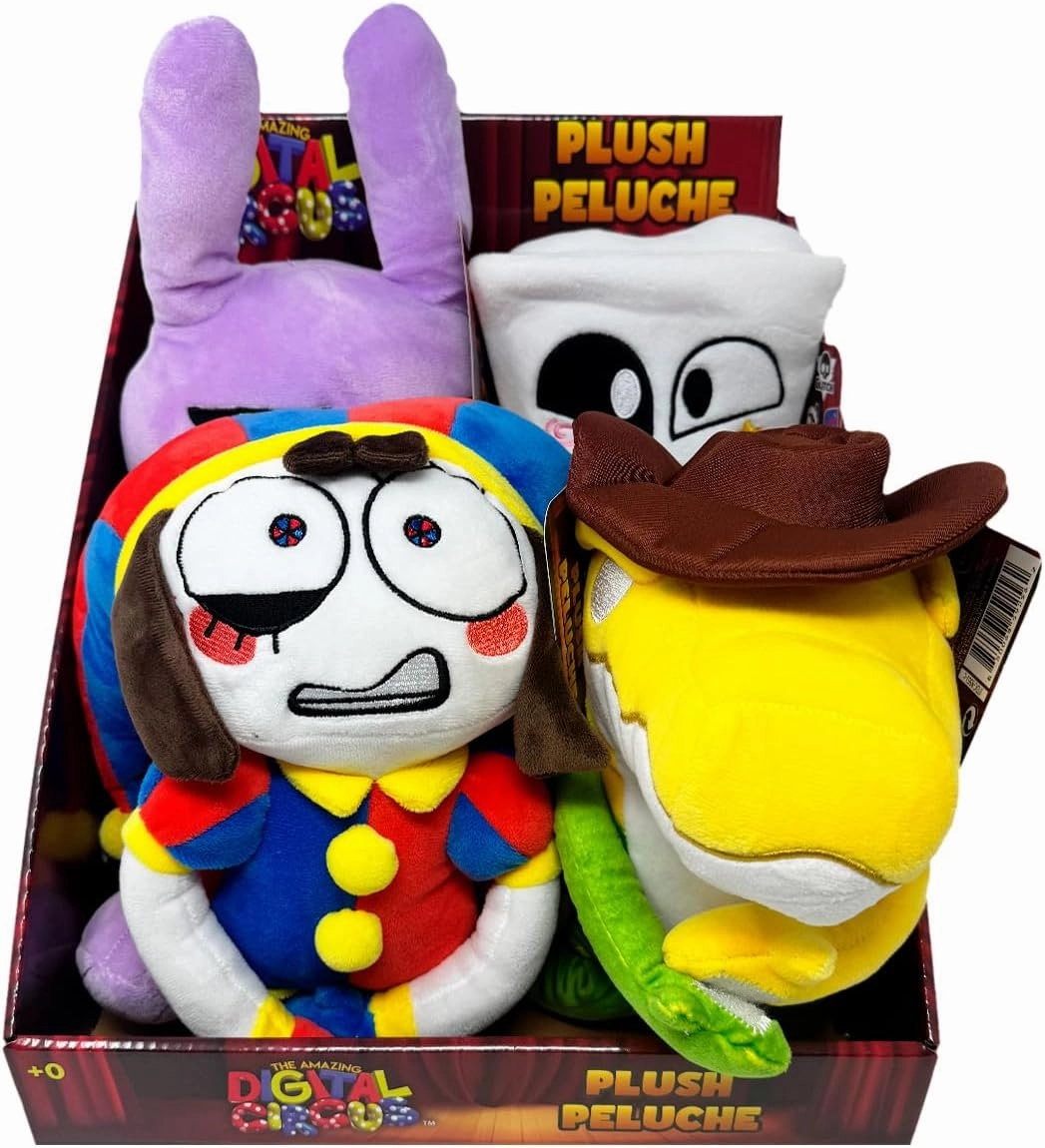 Just Toys LLC The Amazing Digital Circus – 10″ Gangle Plush Toy, Officially Licensed, Ultra-Soft & Collectible Stuffed Animal (Pomni, Jax, Gangle, Gummigoo)