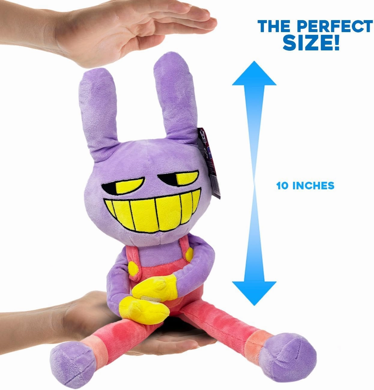 Just Toys LLC The Amazing Digital Circus – 10″ Gangle Plush Toy, Officially Licensed, Ultra-Soft & Collectible Stuffed Animal (Pomni, Jax, Gangle, Gummigoo)