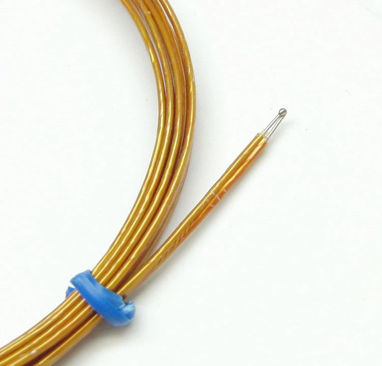 K-Type thermocouple Probe with high Temperature Kapton Plastic Insulation - 752 deg F (400 deg C) (6 ft)